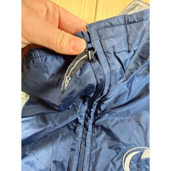 Vintage Penn State Nittany Lions Windbreaker Jacket Men XL Blue Starter Football - Picture 7 of 9